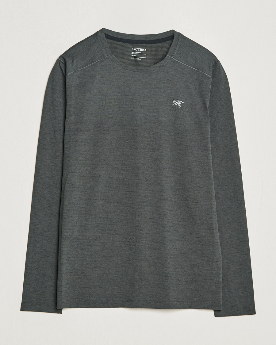 Herren | T-Shirts | Arc'teryx | Cormac Long Sleeve T-Shirt Black Heather