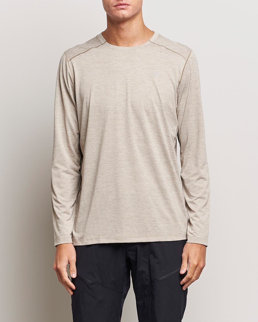 Herren | T-Shirts | Arc'teryx | Cormac Long Sleeve T-Shirt Smoke Bluff Heather