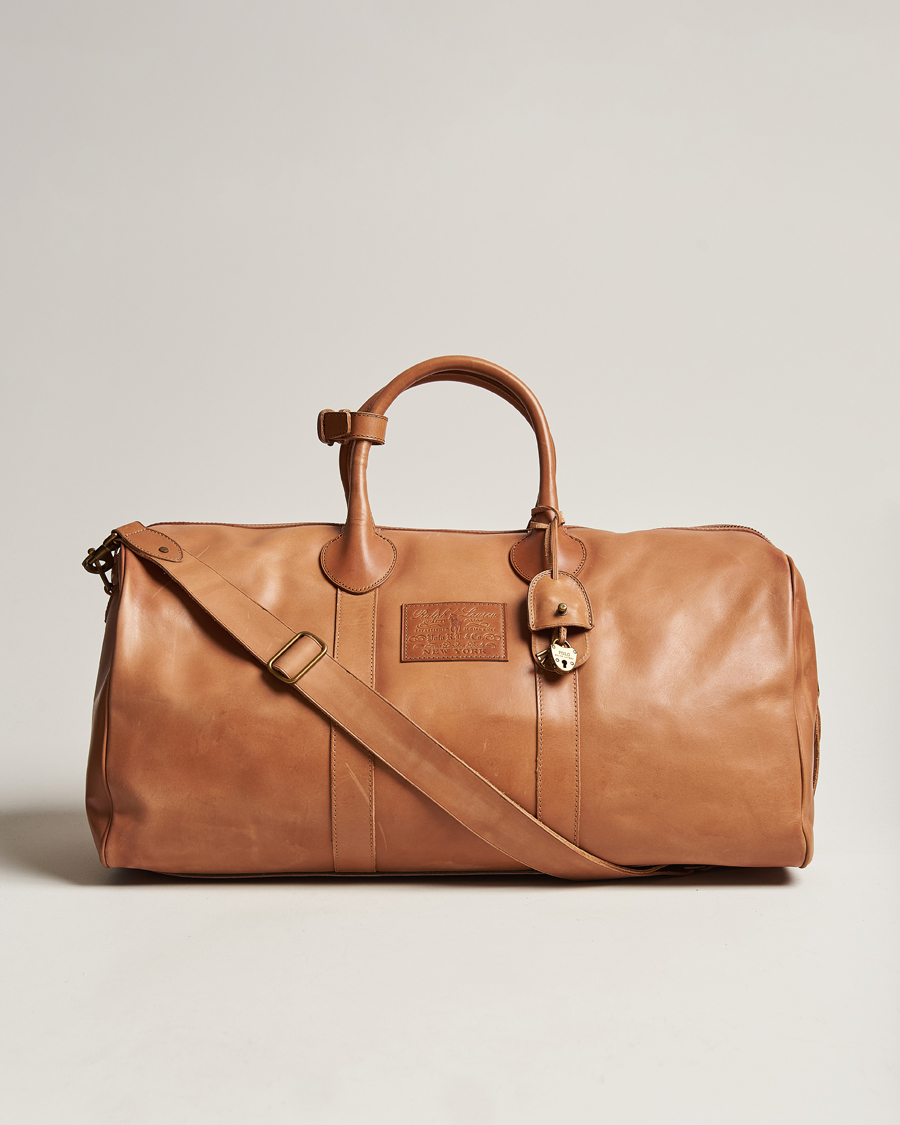 Herren | Polo Ralph Lauren Heritage Leather Dufflebag Tan | Polo Ralph Lauren | Heritage Leather Dufflebag Tan