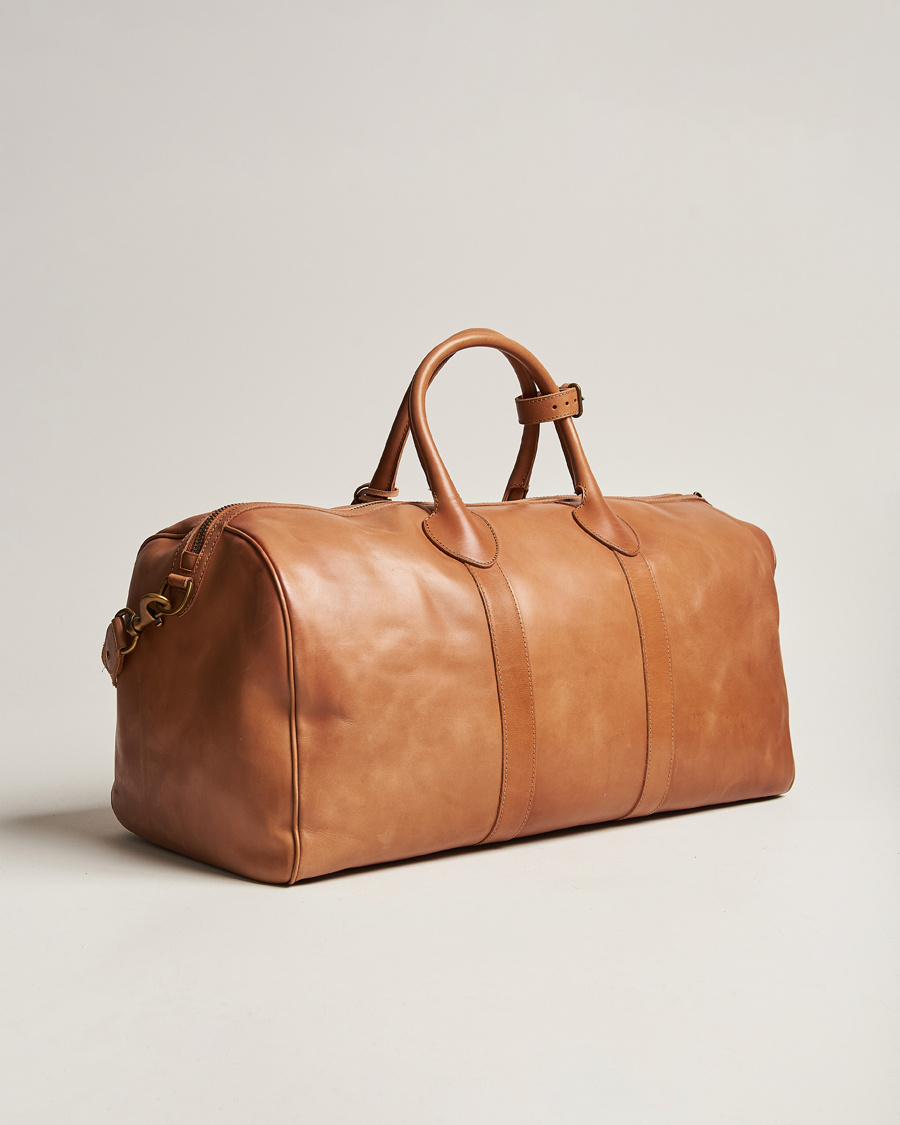 Herren | Polo Ralph Lauren Heritage Leather Dufflebag Tan | Polo Ralph Lauren | Heritage Leather Dufflebag Tan