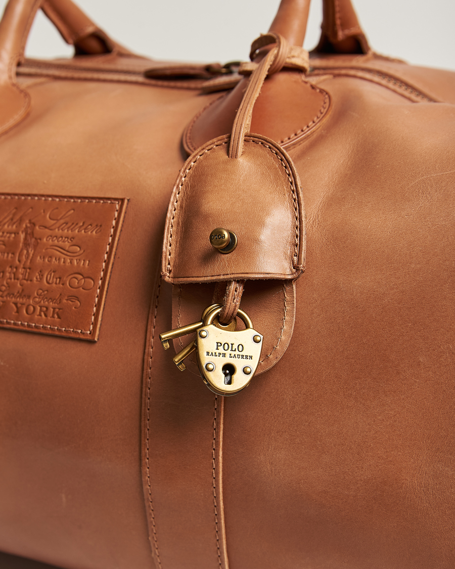 Herren | Polo Ralph Lauren Heritage Leather Dufflebag Tan | Polo Ralph Lauren | Heritage Leather Dufflebag Tan