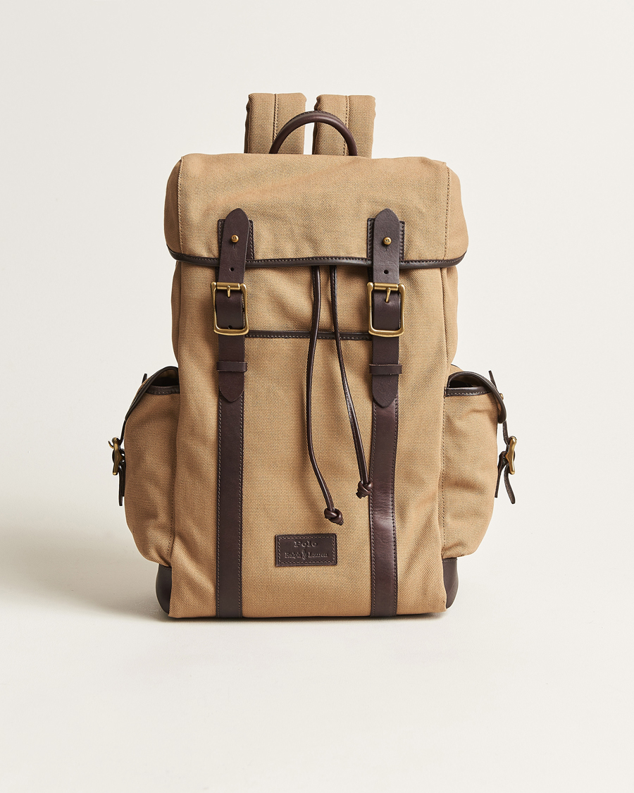Herren | Polo Ralph Lauren Canvas Backpack Tan | Polo Ralph Lauren | Canvas Backpack Tan
