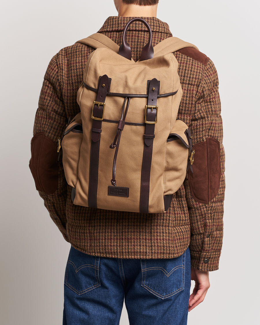 Herren | Polo Ralph Lauren Canvas Backpack Tan | Polo Ralph Lauren | Canvas Backpack Tan