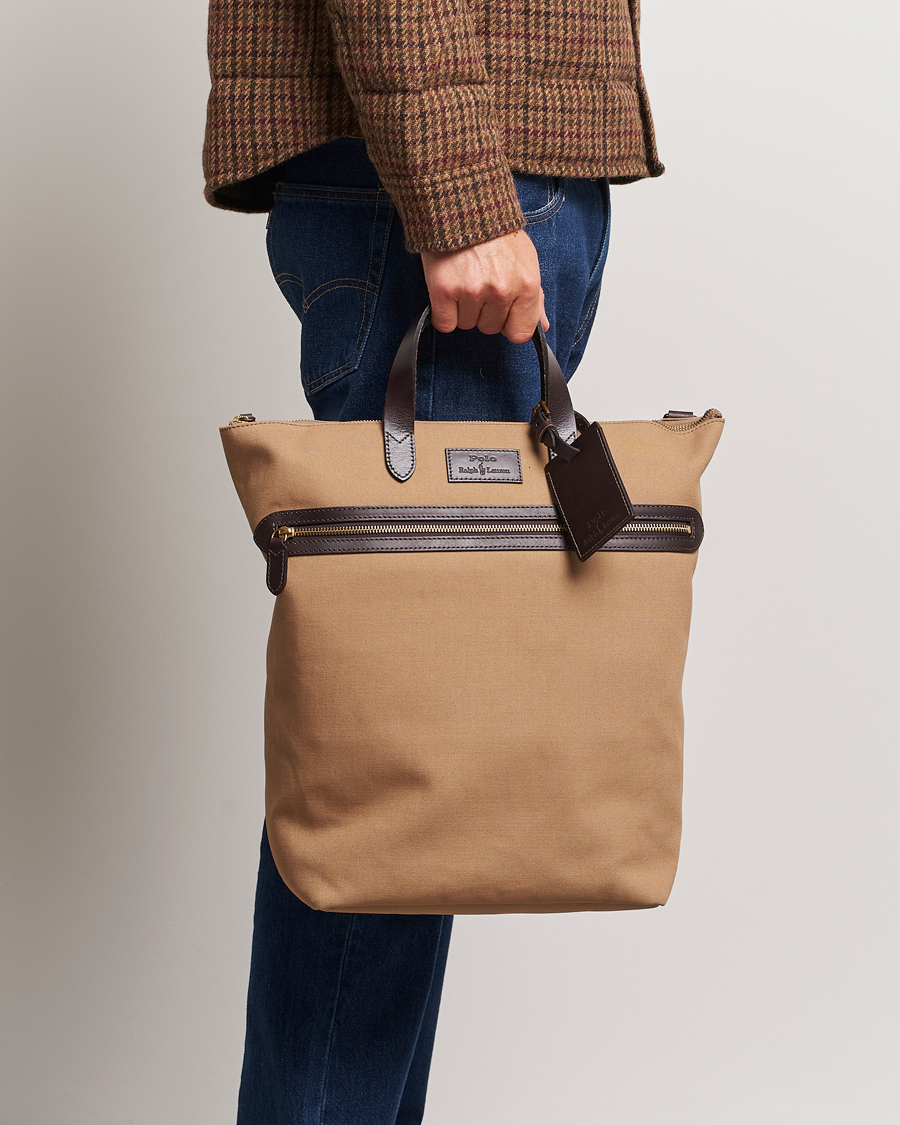 Herren | Polo Ralph Lauren Canvas Totebag Tan | Polo Ralph Lauren | Canvas Totebag Tan