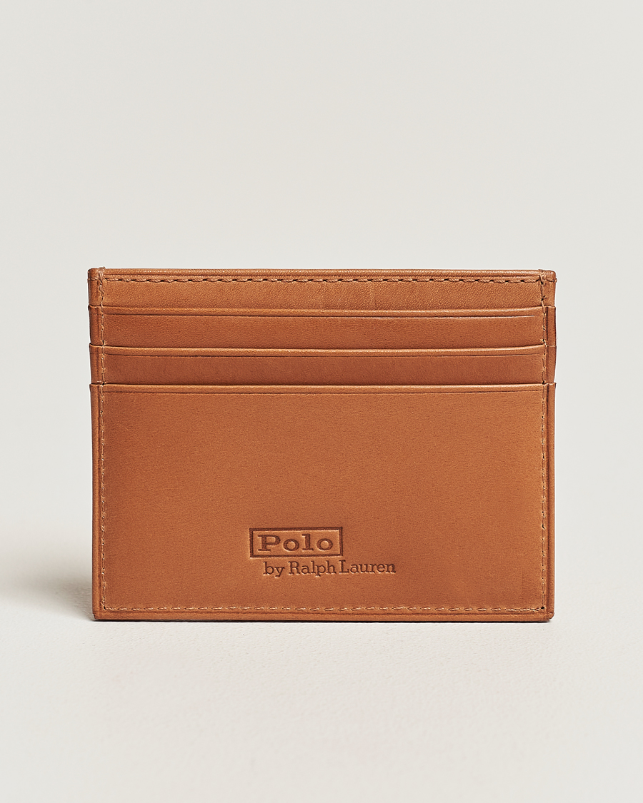 Herren | Kartenetui | Polo Ralph Lauren | Heritage Leather Credit Card Holder Tan