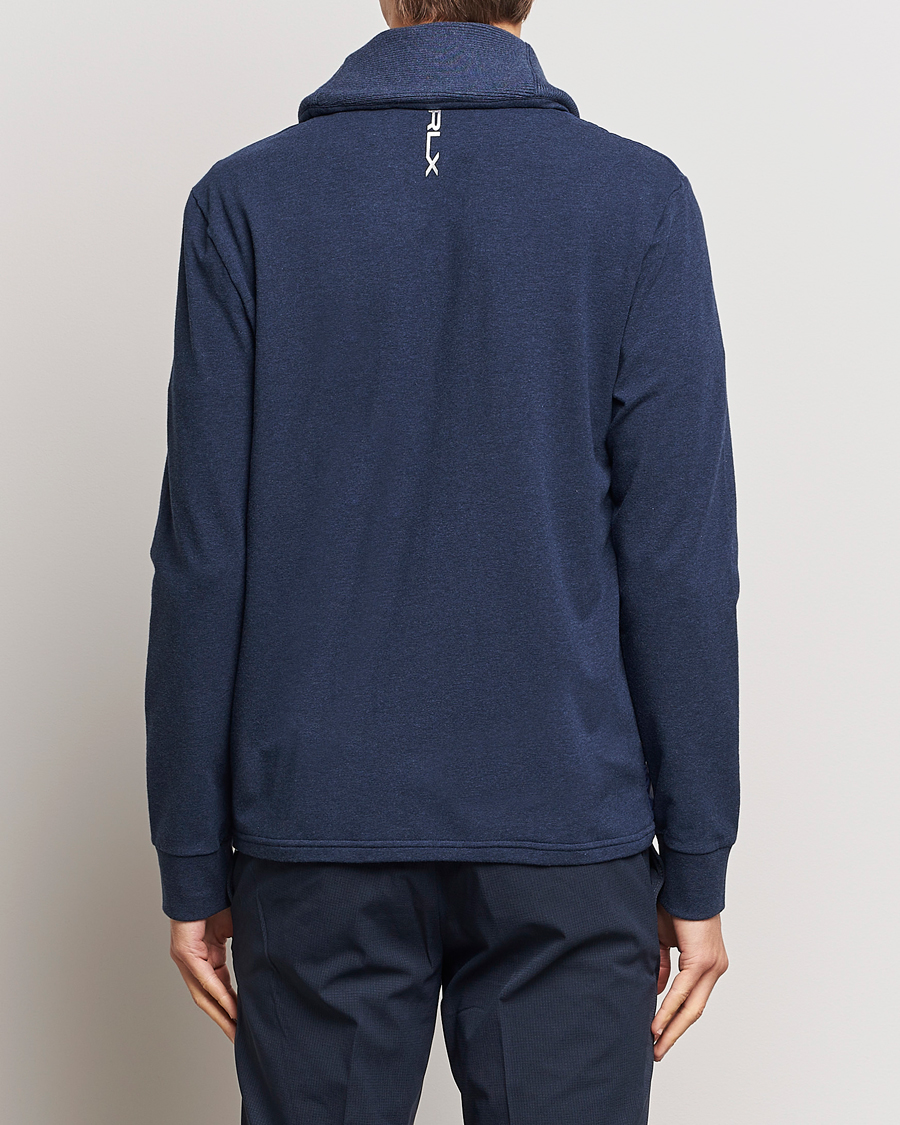 Herren | Pullover | RLX Ralph Lauren | Fine Terry Cardigan Blue Heather