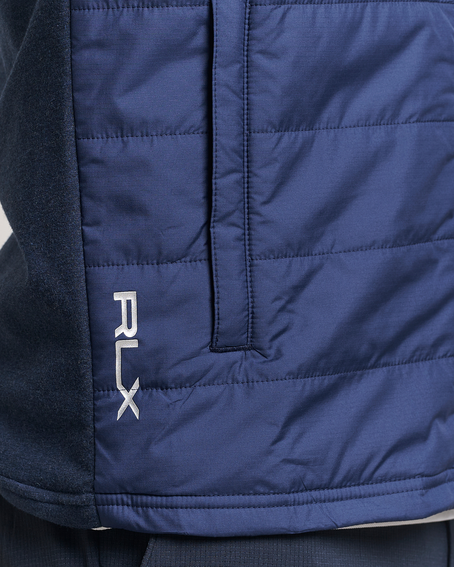 Herren | Pullover | RLX Ralph Lauren | Fine Terry Cardigan Blue Heather