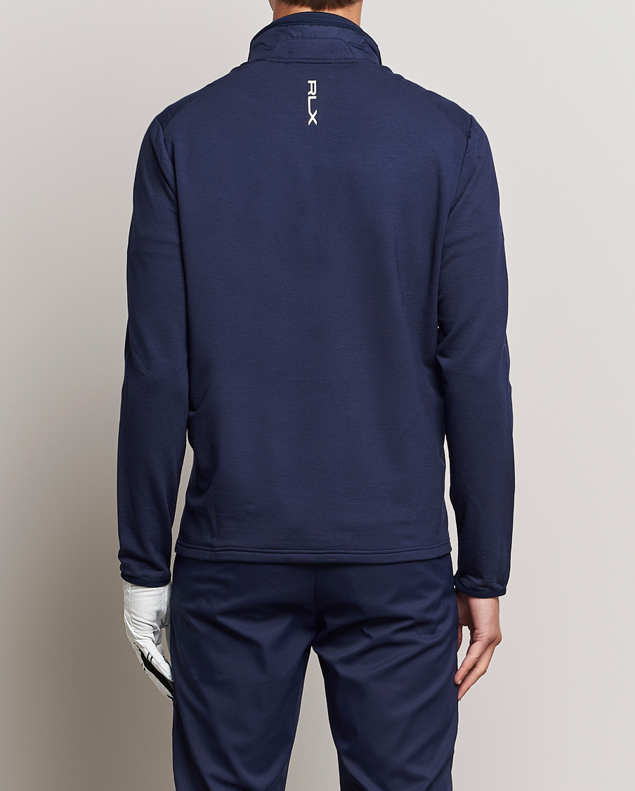 Herren | Pullover | RLX Ralph Lauren | Performance Wool Full Zip French Navy