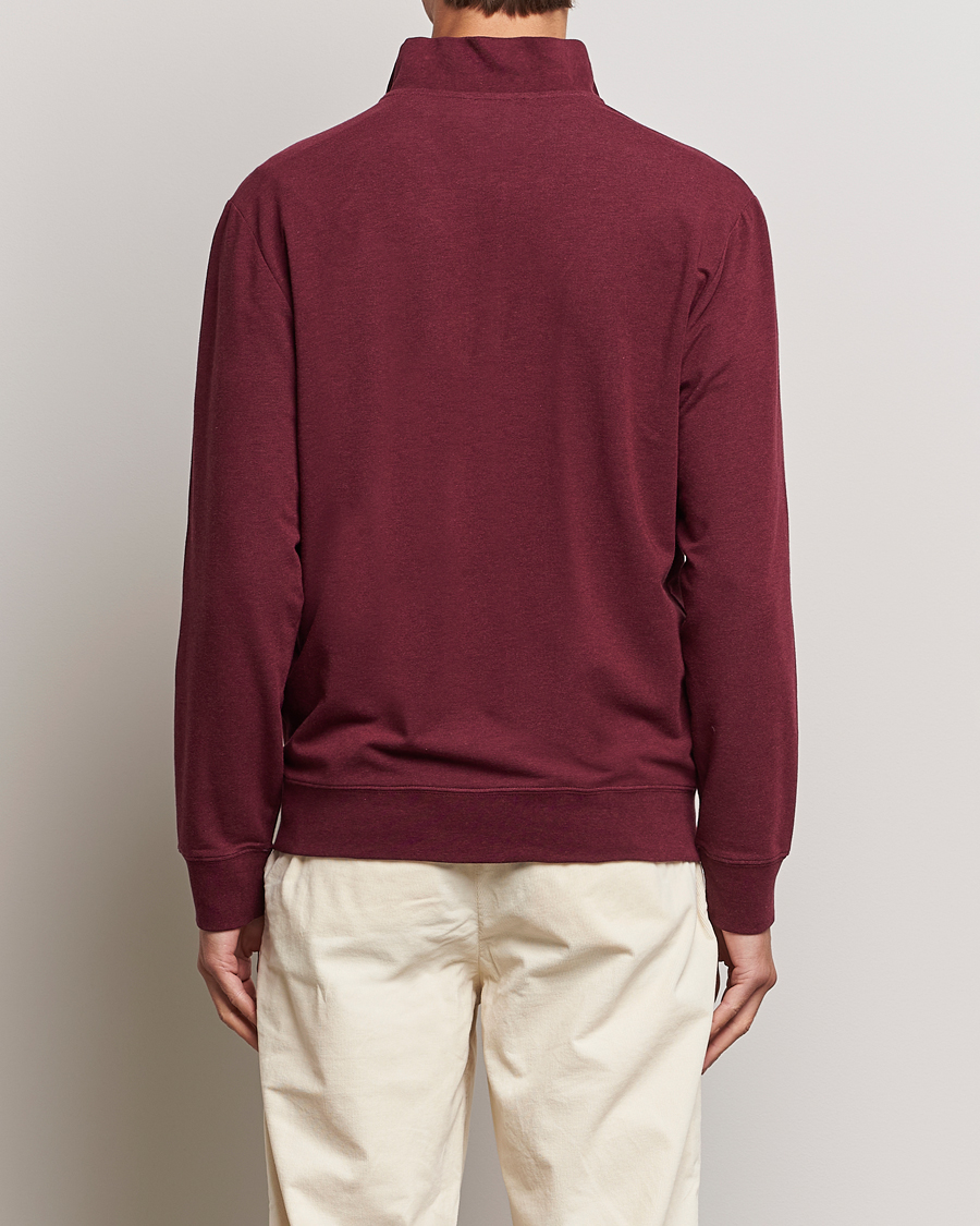 Herren | Pullover | Polo Ralph Lauren Golf | Terry Jersey Half Zip Sweater Wine Heather
