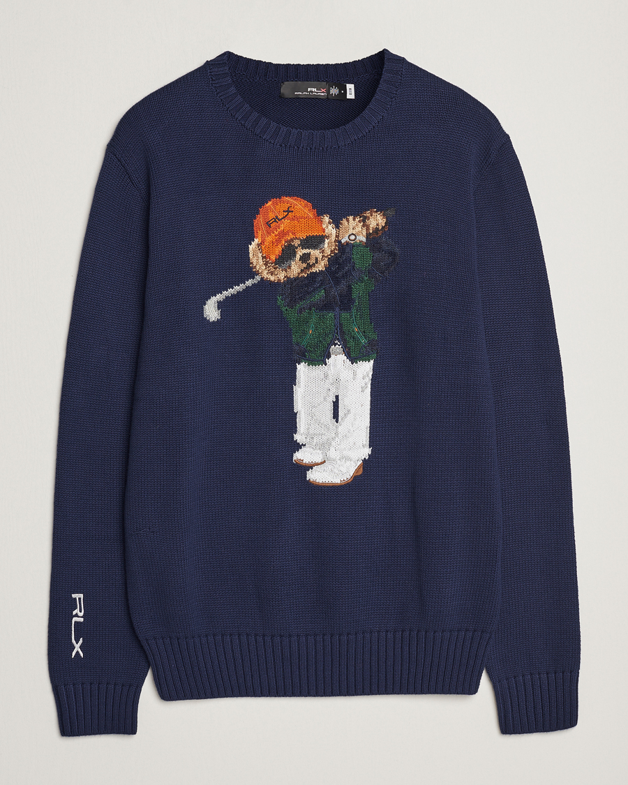 Herren | Pullover | RLX Ralph Lauren | Golf Bear Sweatshirt French Navy