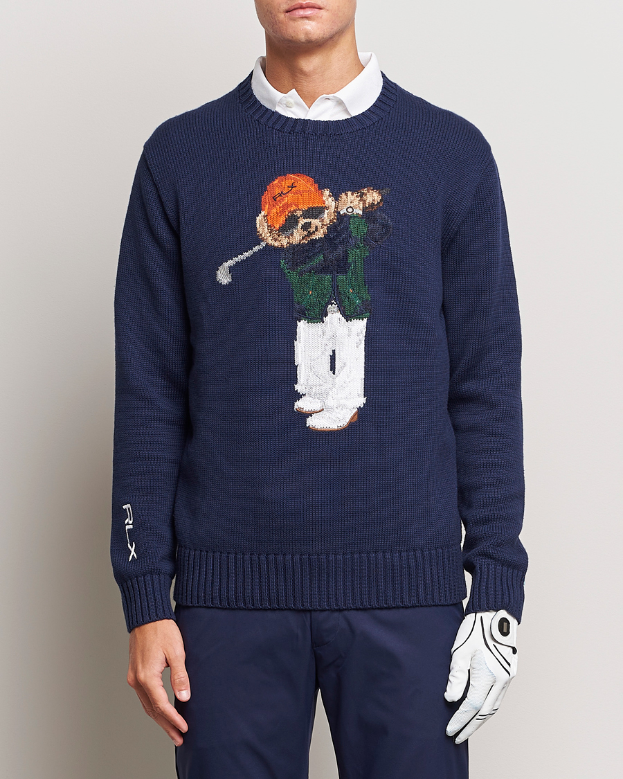 Herren | Pullover | RLX Ralph Lauren | Golf Bear Sweatshirt French Navy