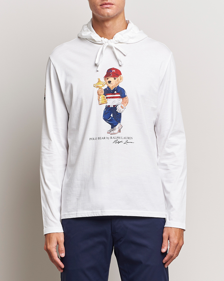 Herren | Pullover | RLX Ralph Lauren | Ryder Cup Bear Hoodie Pure White