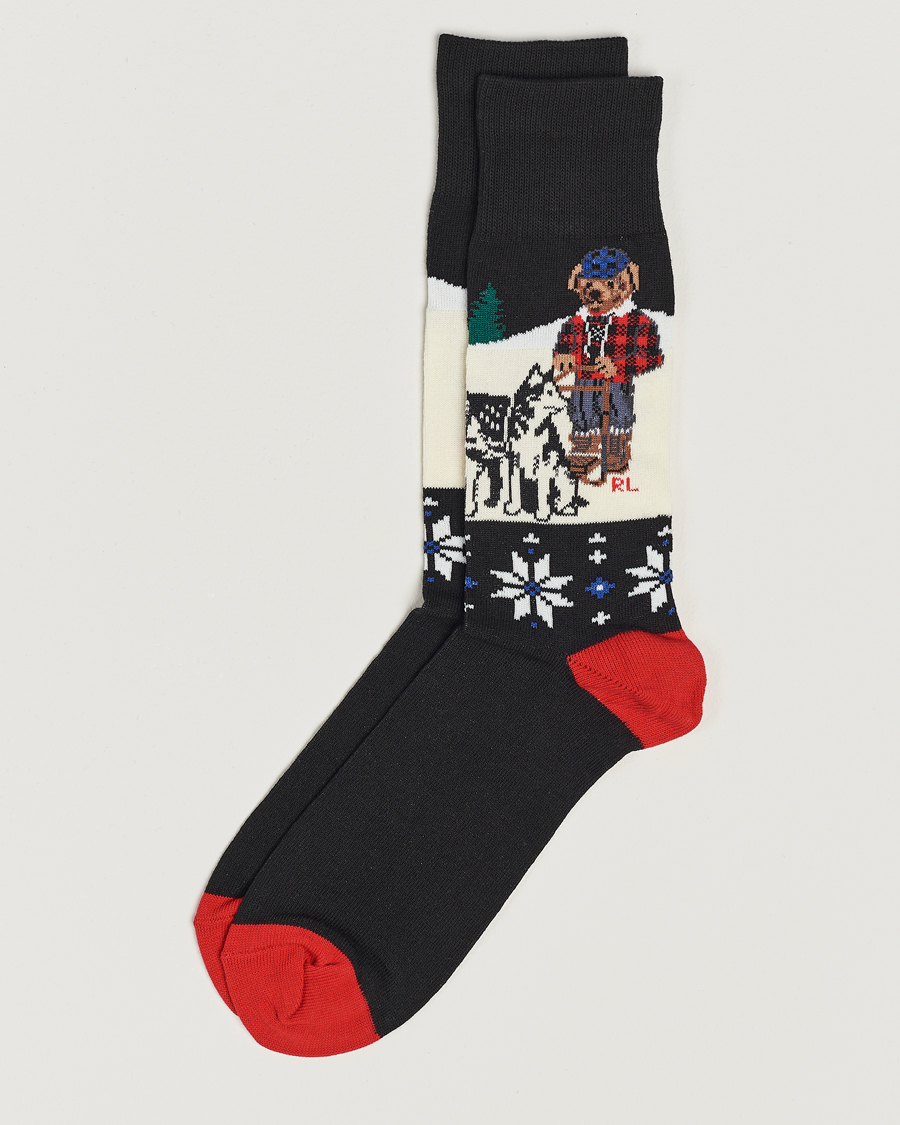 Herren | Unterwäsche | Polo Ralph Lauren | Holiday Bear Socks Navy/White