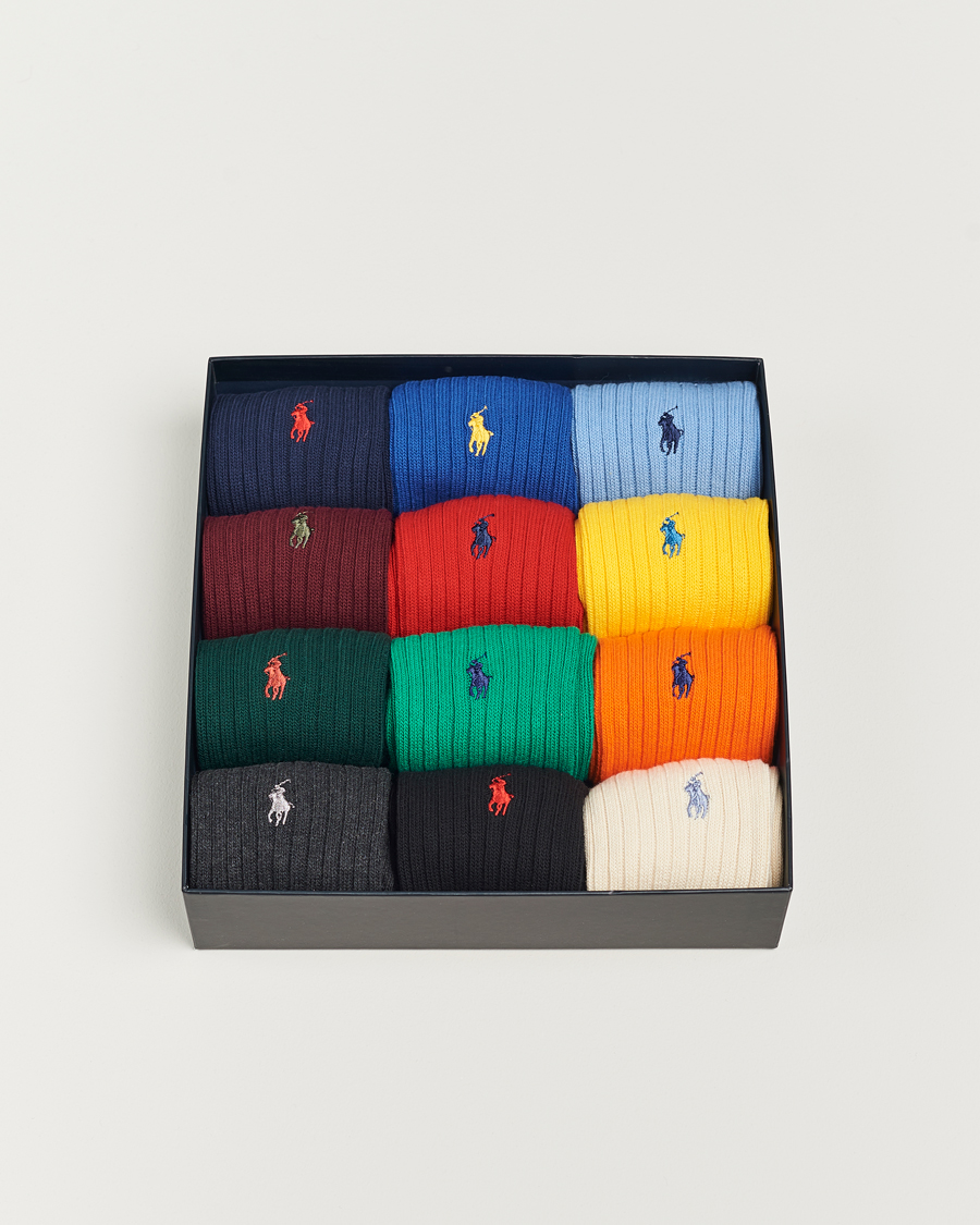 Herren | Unterwäsche | Polo Ralph Lauren | 12-Pack Cotton Crew Socks Multi