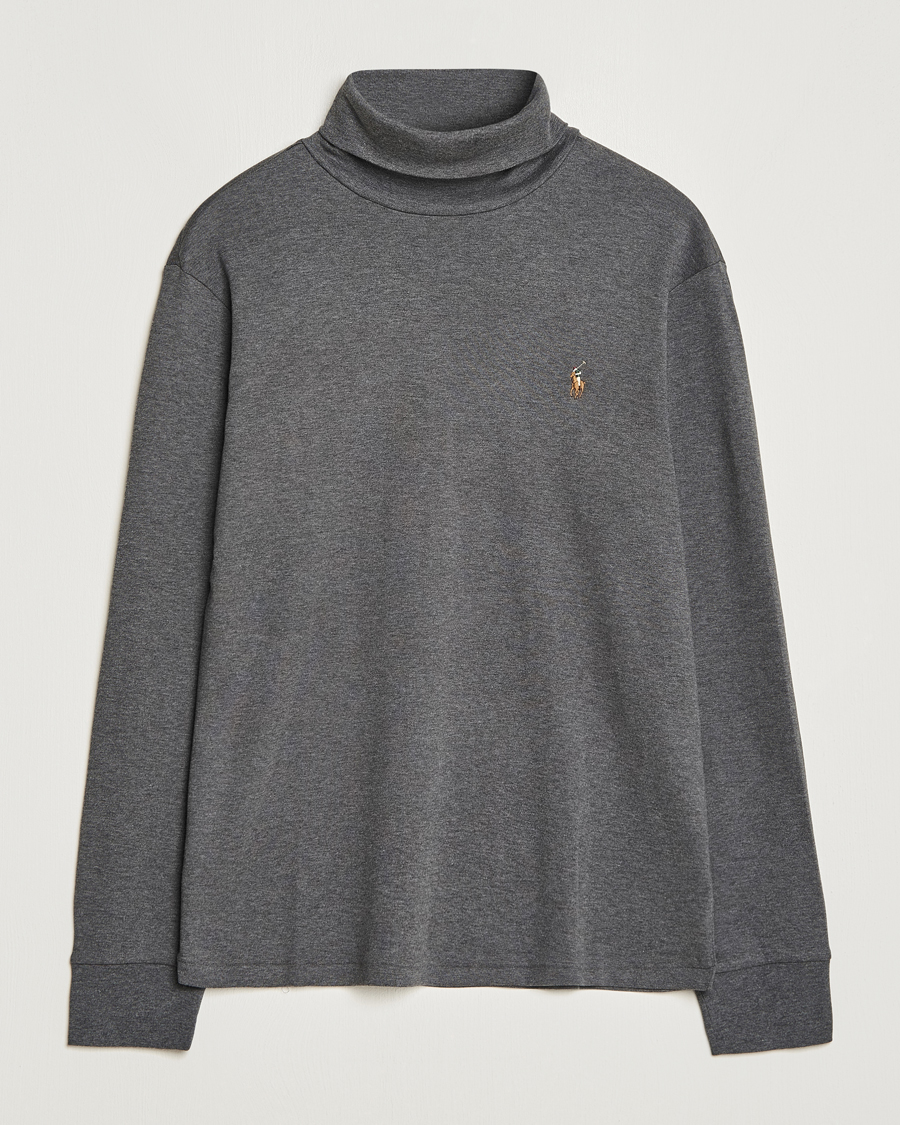 Herren | Pullover | Polo Ralph Lauren | Luxury Pima Cotton Rollneck Barclay Heather