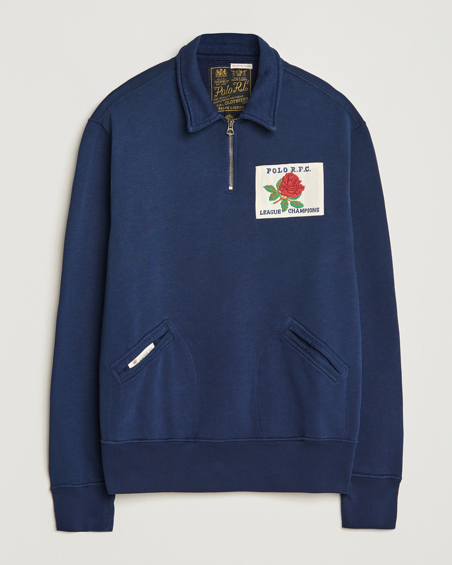 Herren | Pullover | Polo Ralph Lauren | Logo Cotton Half Zip Cruise Navy