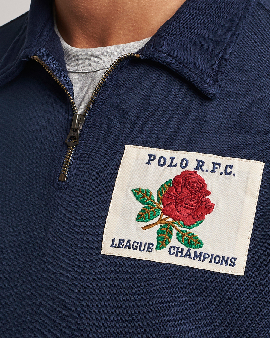 Herren | Pullover | Polo Ralph Lauren | Logo Cotton Half Zip Cruise Navy
