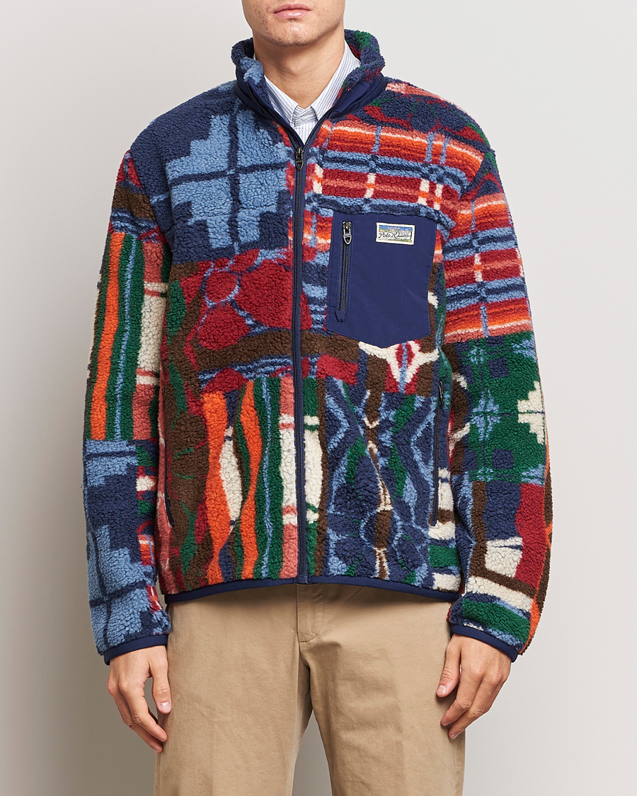 Herren | Pullover | Polo Ralph Lauren | Pinelodge Pile Patchwork Full Zip Multi