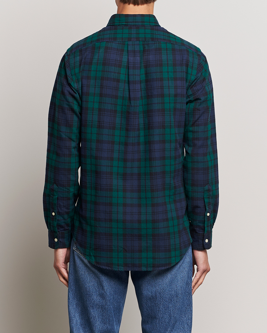 Herren | Hemden | Polo Ralph Lauren | Custom Fit Checked Shirt Navy/Green