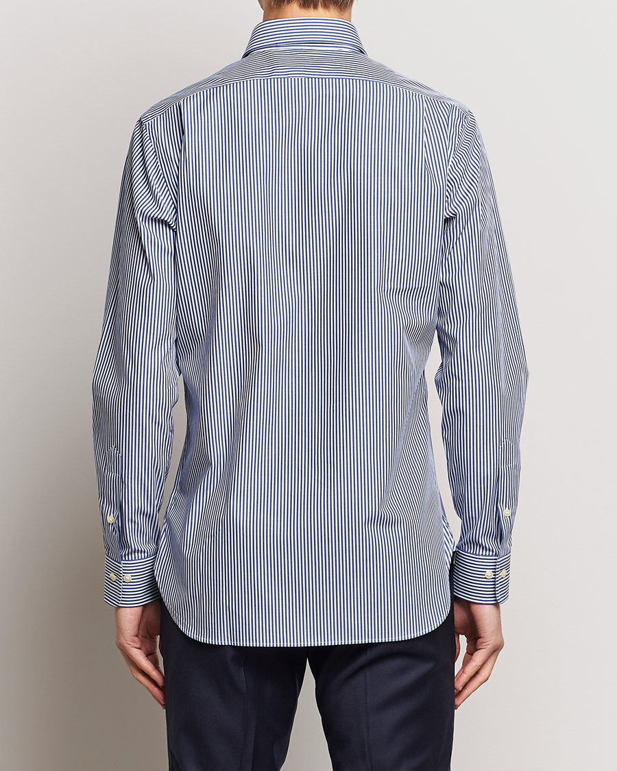Herren | Hemden | Polo Ralph Lauren | Poplin Striped Dress Shirt Royal/White