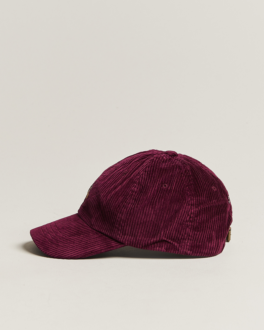 Herren | Polo Ralph Lauren Corduroy Cap Ruby | Polo Ralph Lauren | Corduroy Cap Ruby