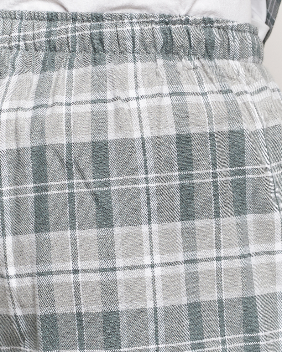 Herren | Schlafanzüge & Bademäntel | Polo Ralph Lauren | Flannel Checked Pyjama Set Grey