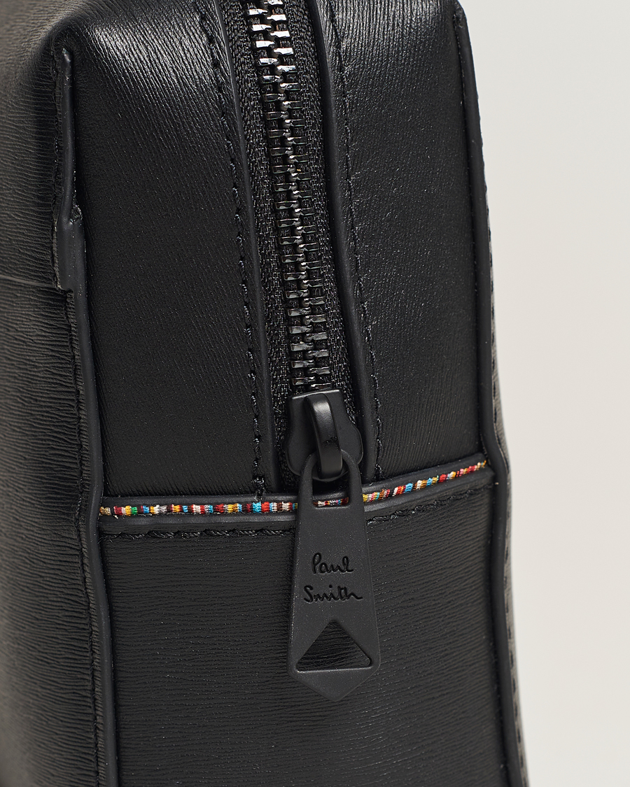 Herren | Paul Smith Leather Washbag Black | Paul Smith | Leather Washbag Black