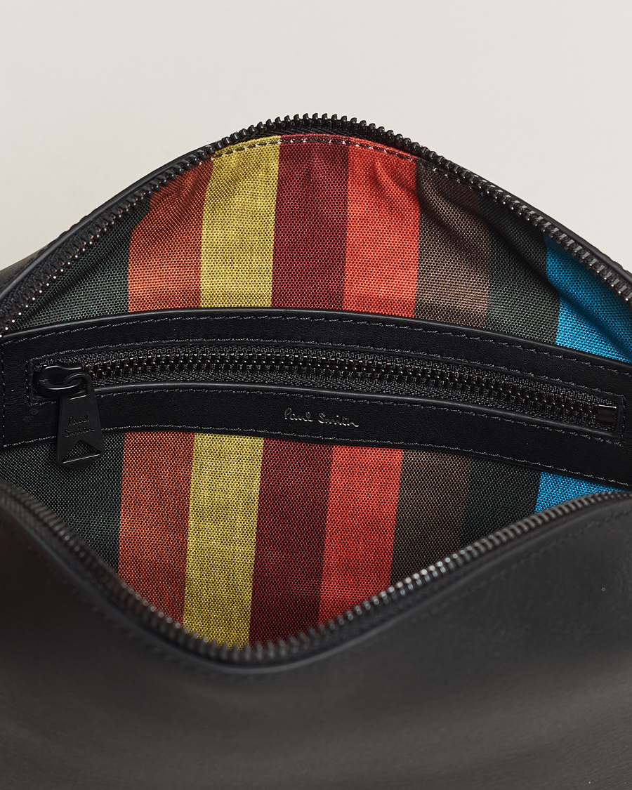 Herren | Paul Smith Leather Washbag Black | Paul Smith | Leather Washbag Black