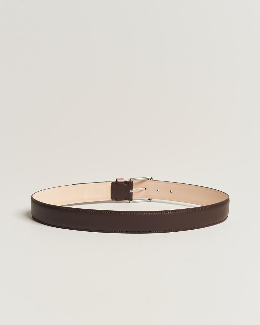 Herren | Paul Smith Leather Stripe Belt Brown | Paul Smith | Leather Stripe Belt Brown