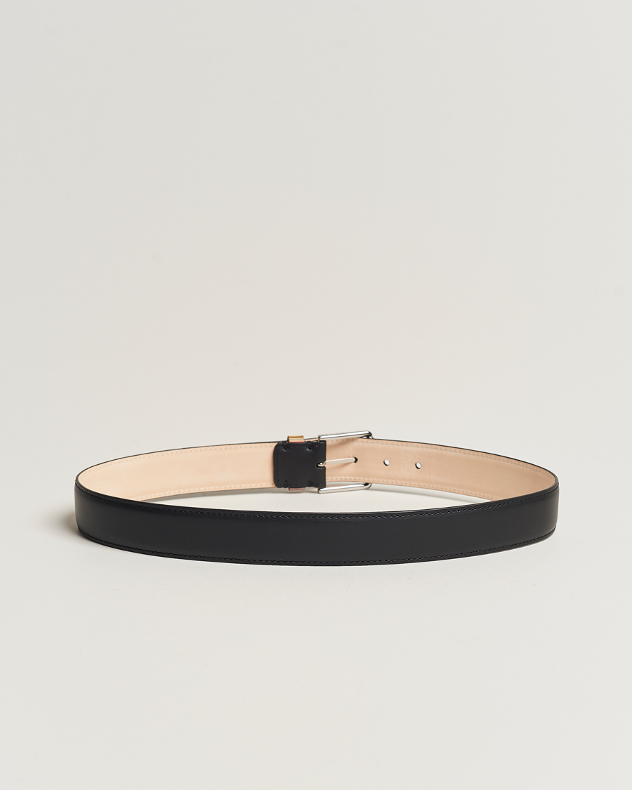 Herren | Paul Smith Leather Stripe Belt Black | Paul Smith | Leather Stripe Belt Black