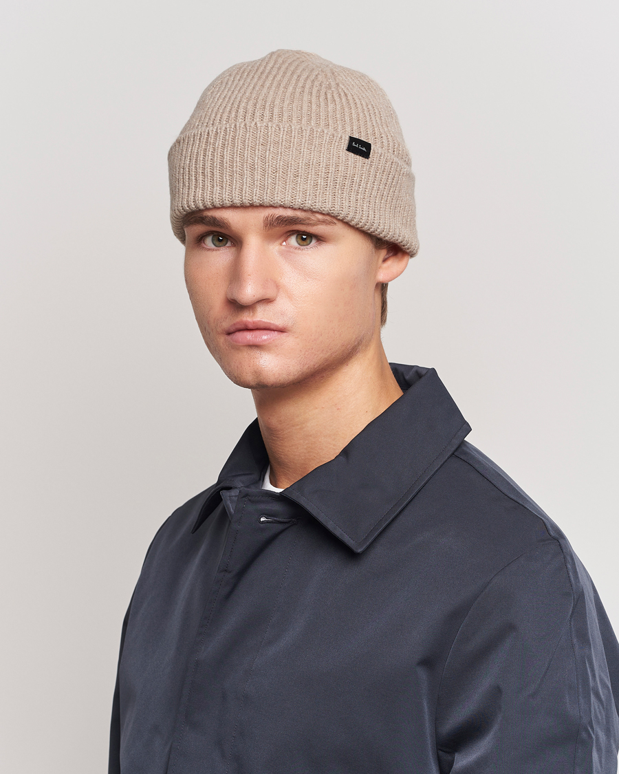 Herren | Paul Smith Cashmere Beanie Beige | Paul Smith | Cashmere Beanie Beige