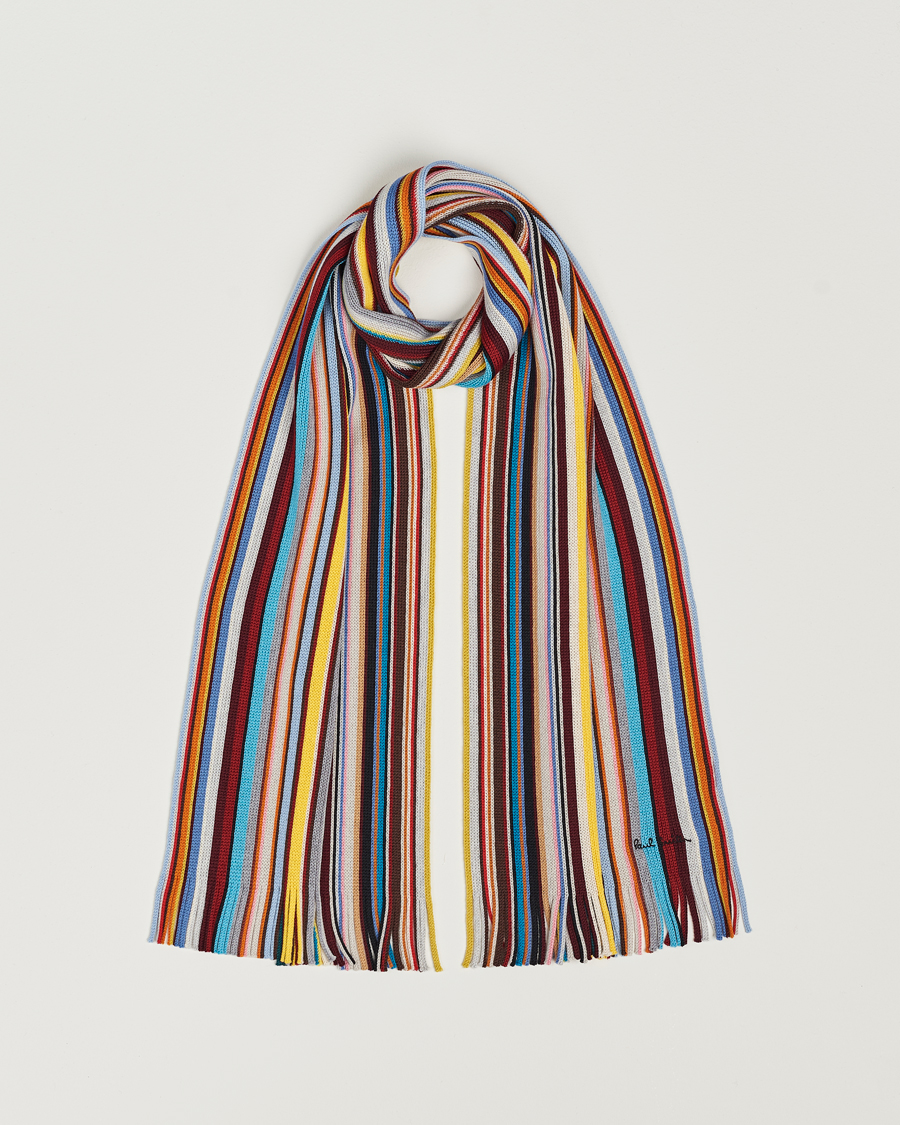 Herren | Paul Smith Merino Wool Signature Scarf Multi | Paul Smith | Merino Wool Signature Scarf Multi