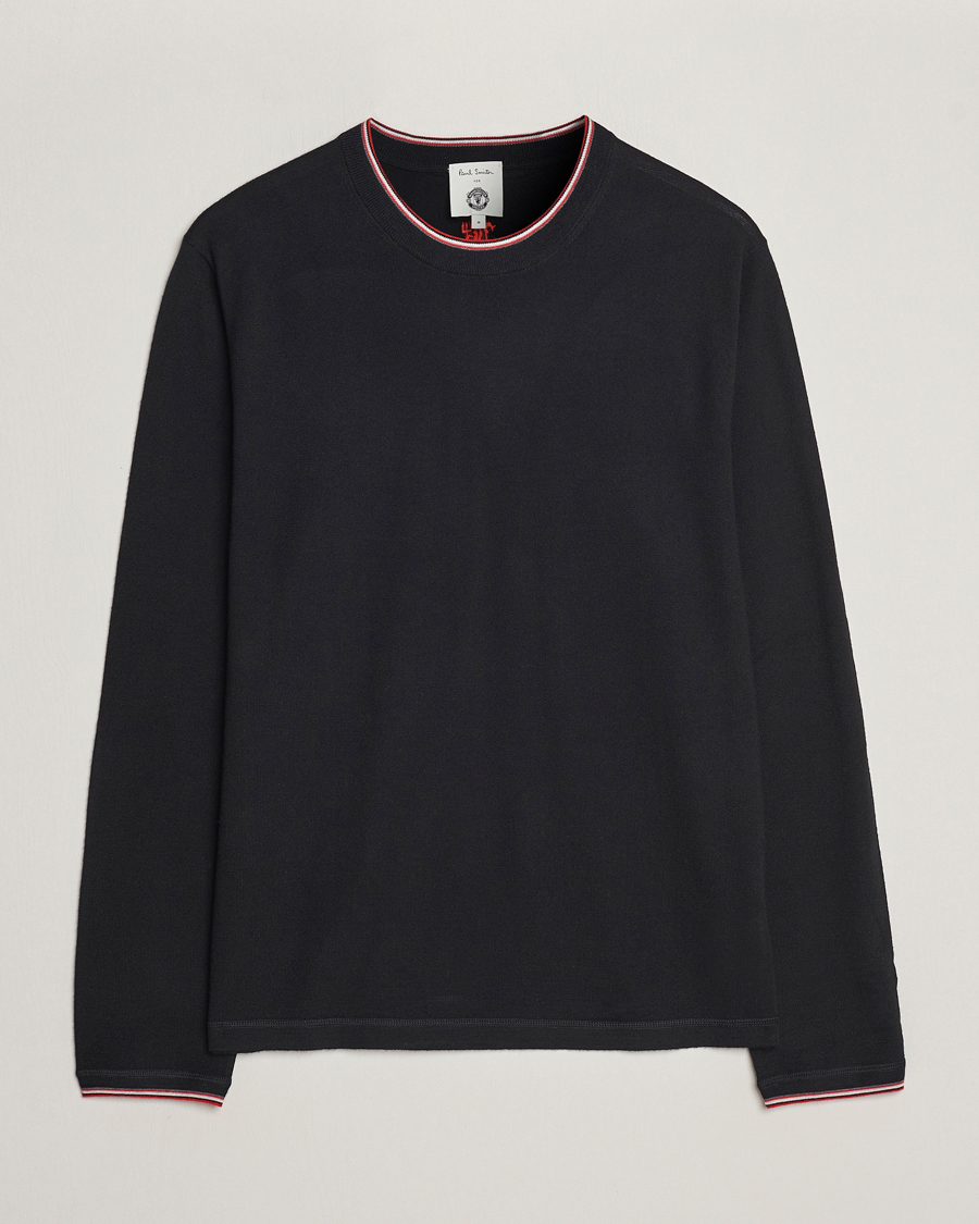 Herren | Pullover | Paul Smith | Merino Wool Knitted Crew Neck Sweater Black