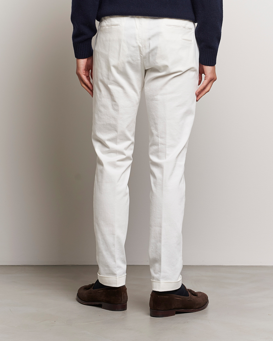 Herren | Hosen | Briglia 1949 | Slim Fit Cotton Stretch Chino Off White