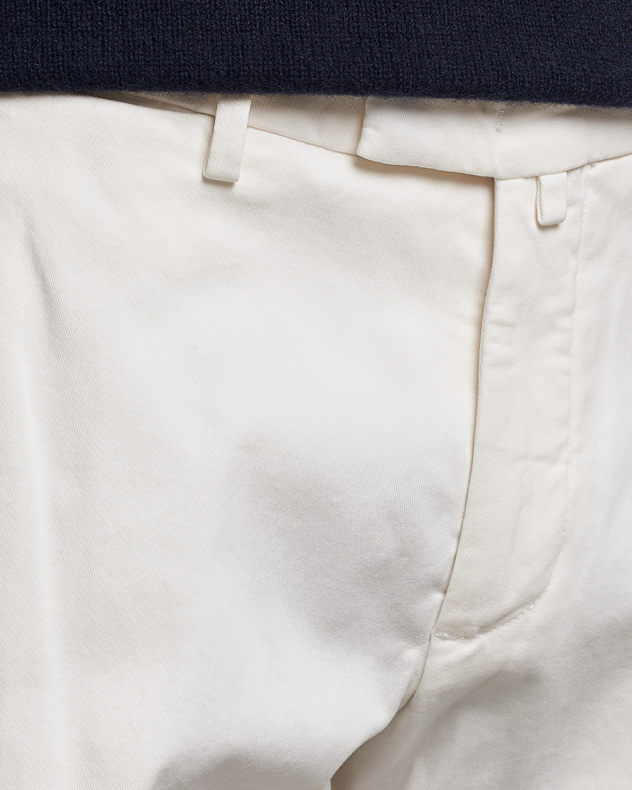 Herren | Hosen | Briglia 1949 | Slim Fit Cotton Stretch Chino Off White