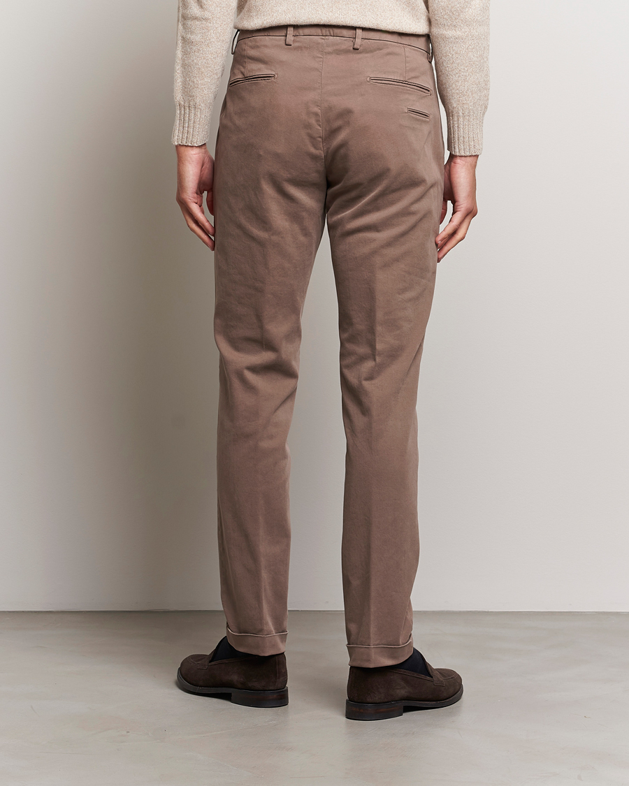 Herren | Hosen | Briglia 1949 | Slim Fit Cotton Stretch Chino Taupe