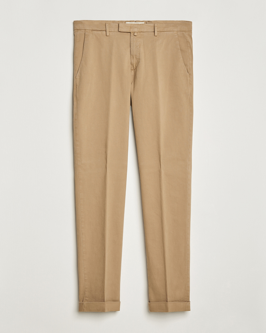 Herren | Hosen | Briglia 1949 | Slim Fit Cotton Stretch Chino Beige