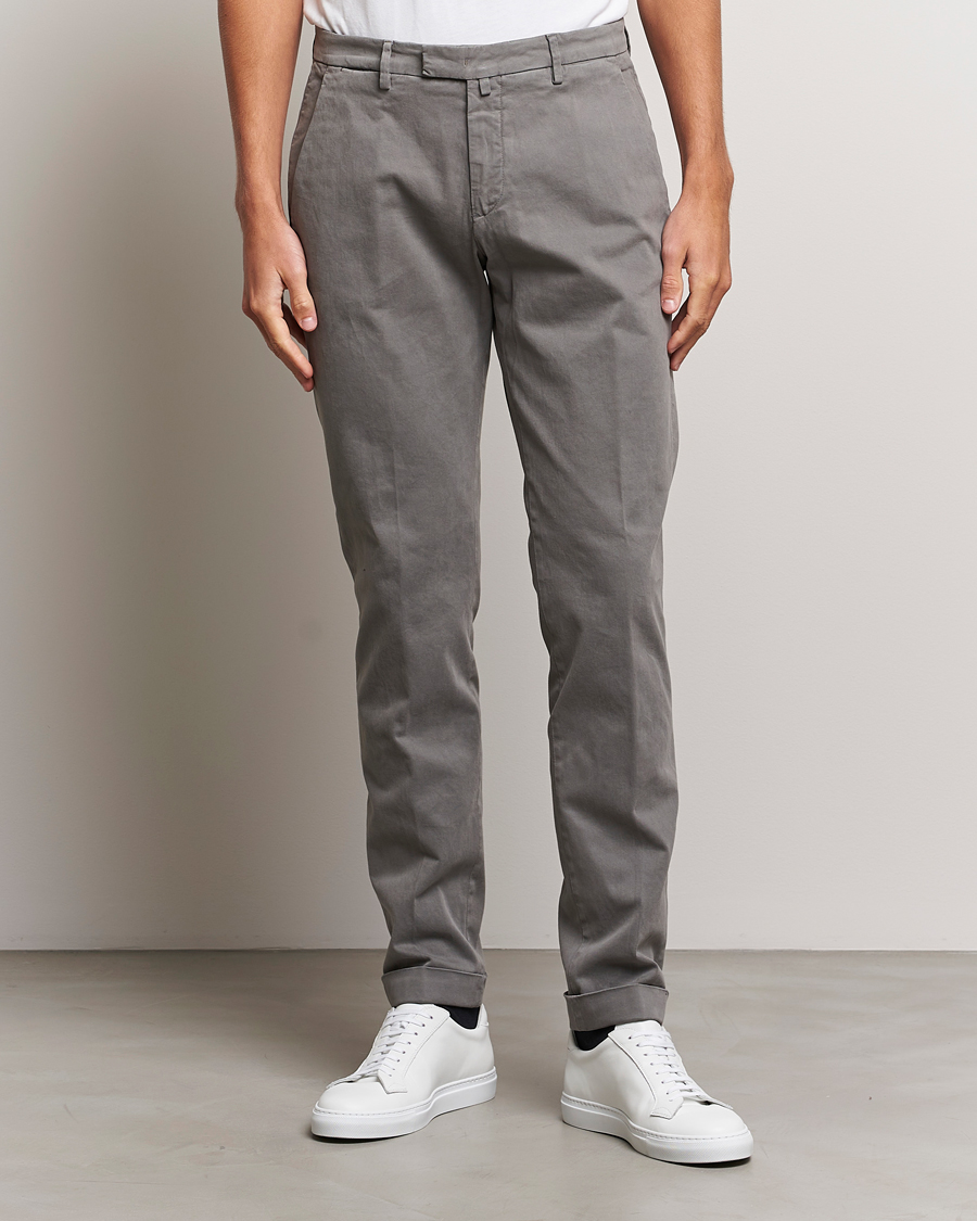Herren | Hosen | Briglia 1949 | Slim Fit Cotton Stretch Chino Grey