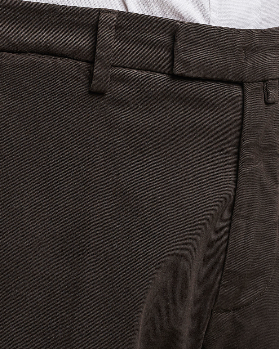 Herren | Hosen | Briglia 1949 | Slim Fit Cotton Stretch Chino Dark Brown