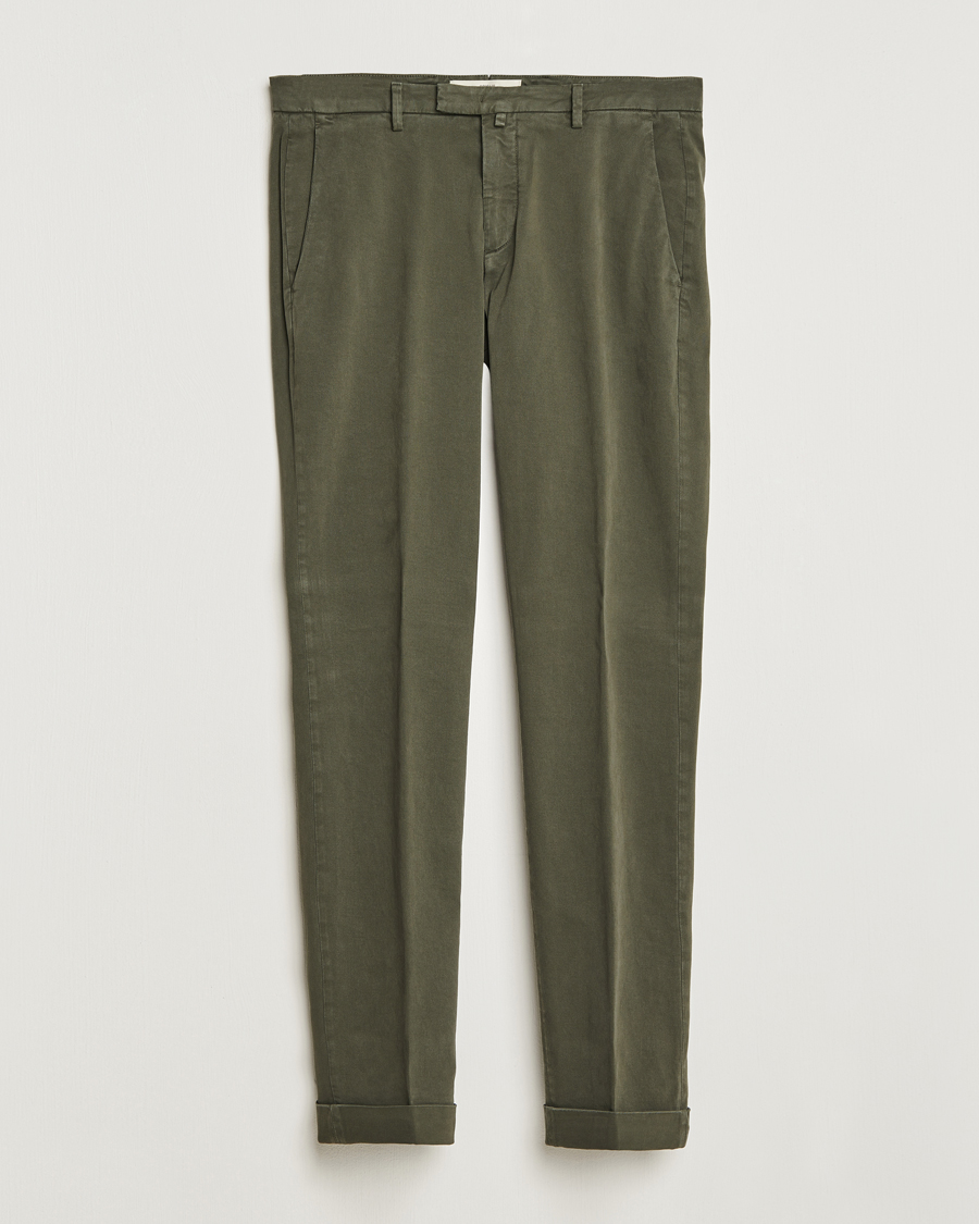 Herren | Hosen | Briglia 1949 | Slim Fit Cotton Stretch Chino Military