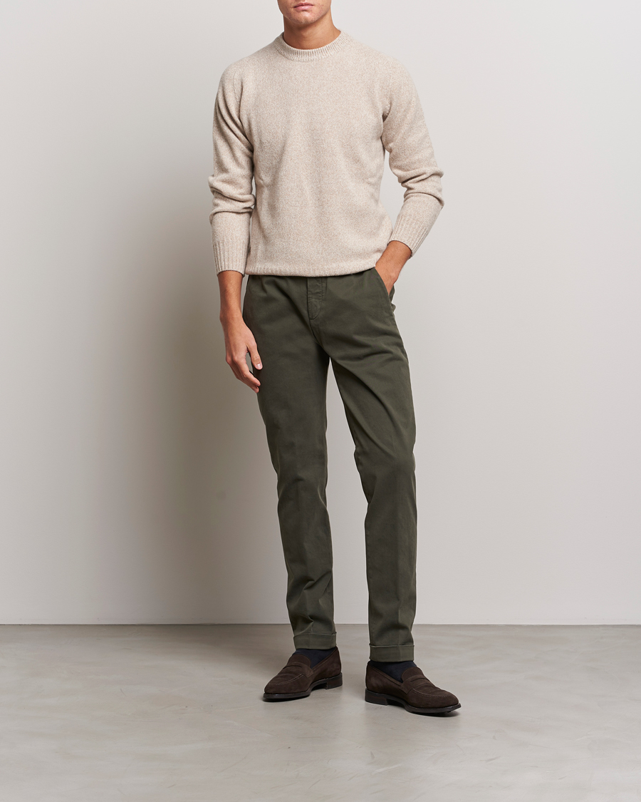 Herren | Hosen | Briglia 1949 | Slim Fit Cotton Stretch Chino Military