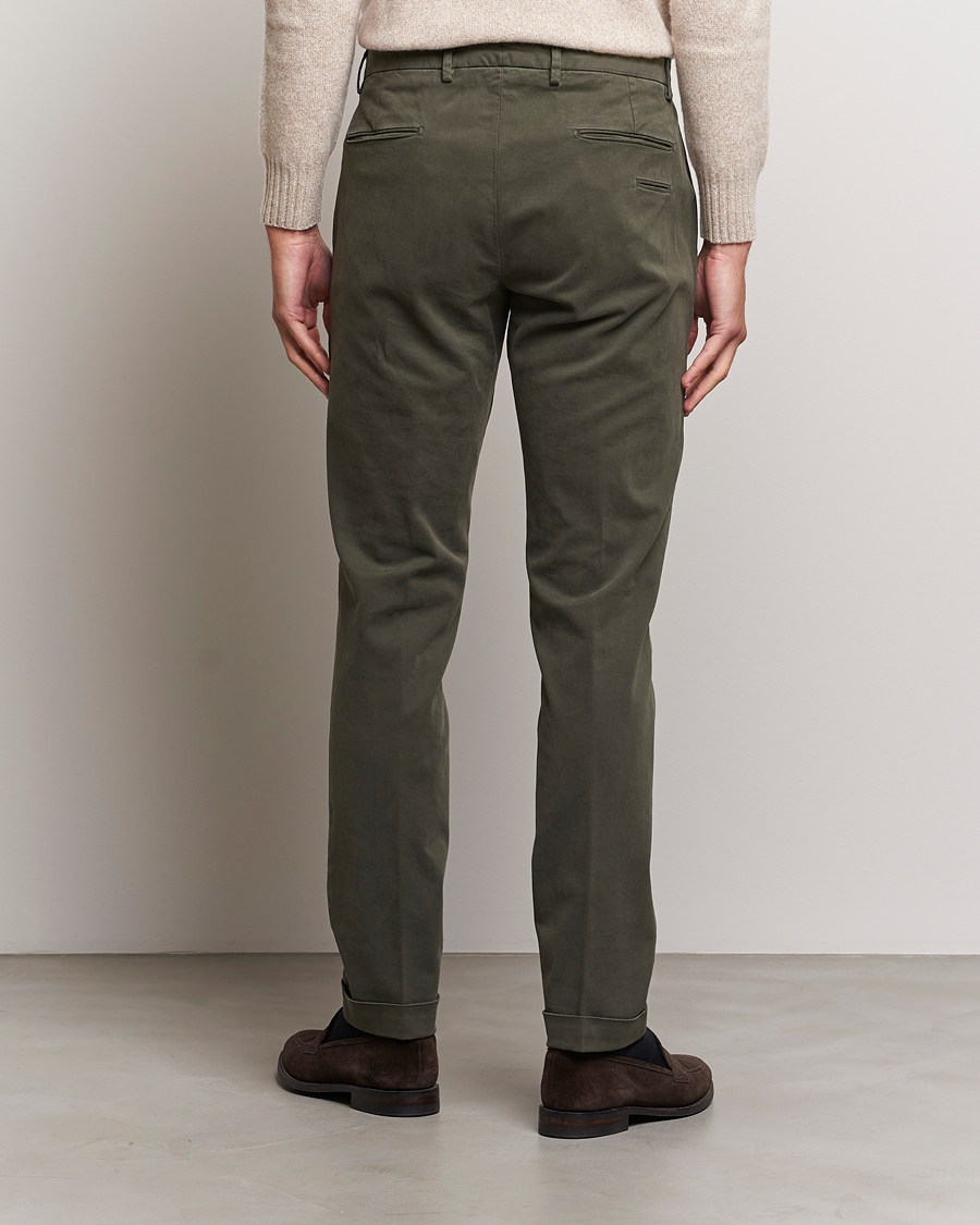 Herren | Hosen | Briglia 1949 | Slim Fit Cotton Stretch Chino Military