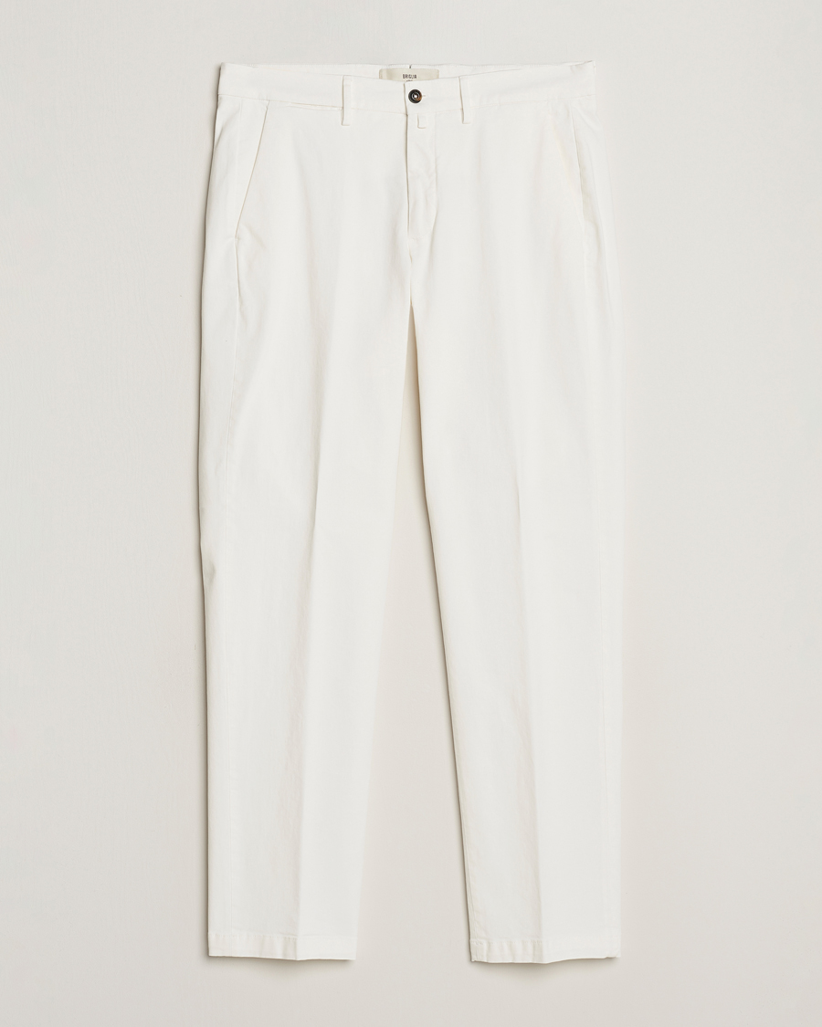 Herren | Hosen | Briglia 1949 | Soho Tailored Easy Fit Chino Off White