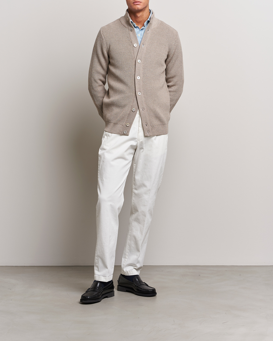 Herren | Hosen | Briglia 1949 | Soho Tailored Easy Fit Chino Off White