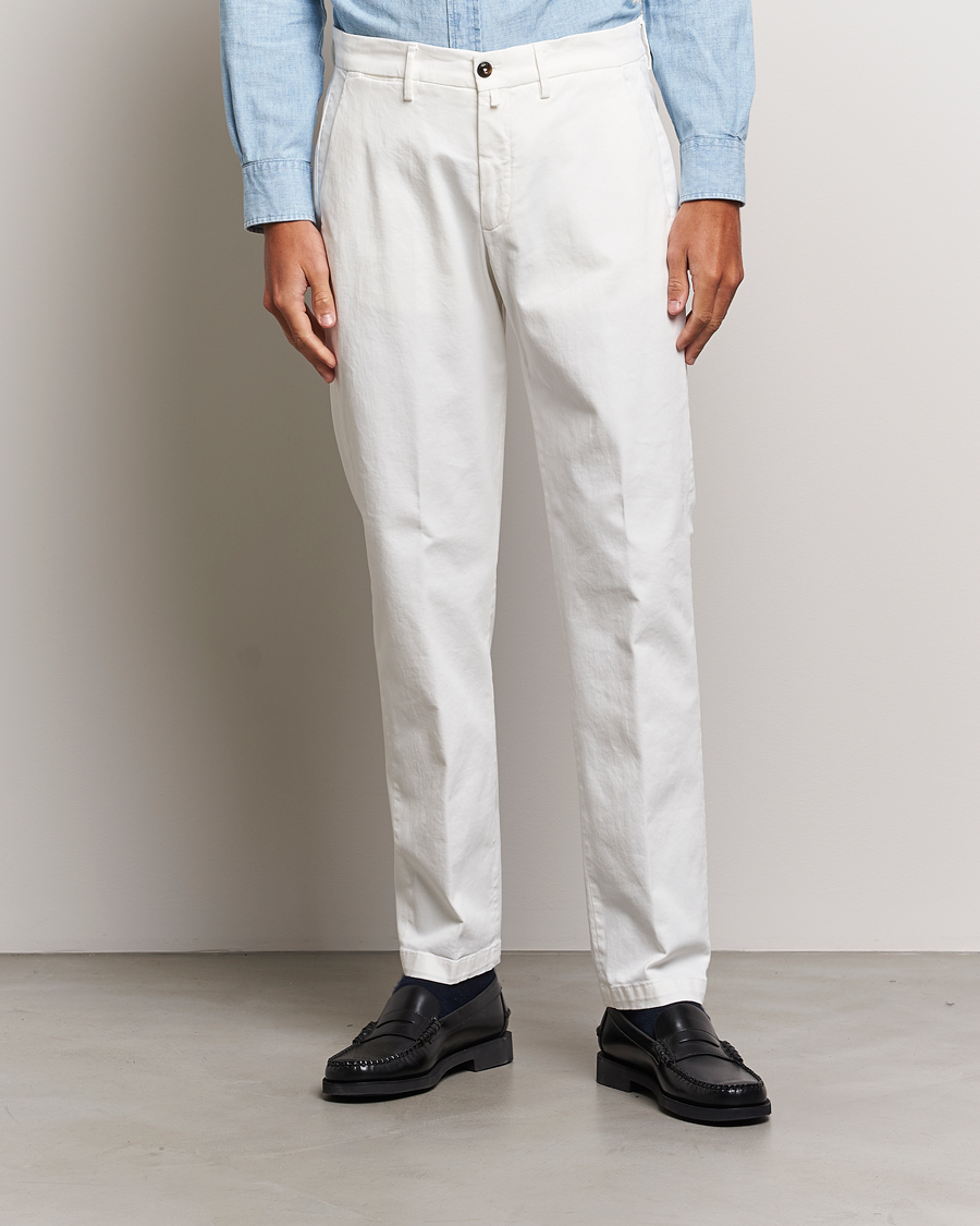 Herren | Hosen | Briglia 1949 | Soho Tailored Easy Fit Chino Off White