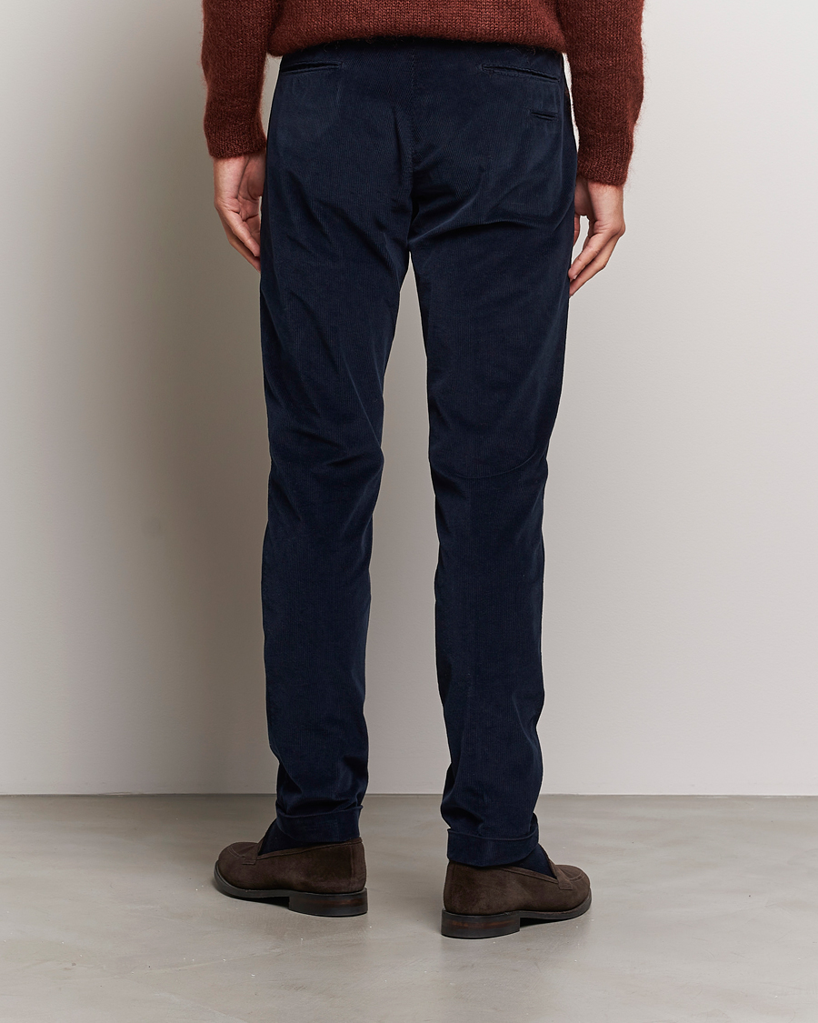 Herren | Hosen | Briglia 1949 | Slim Fit Corduroy Trousers Navy