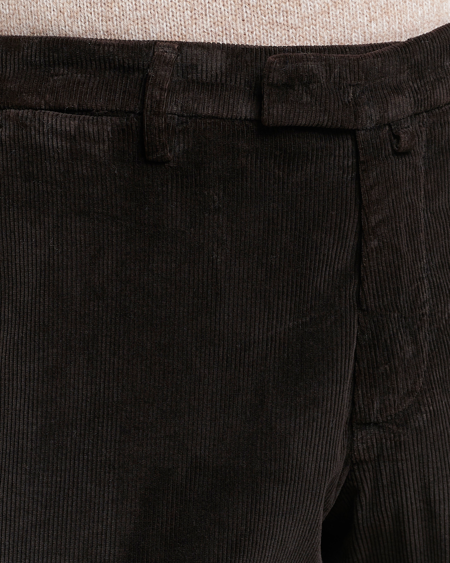 Herren | Hosen | Briglia 1949 | Slim Fit Corduroy Trousers Dark Brown