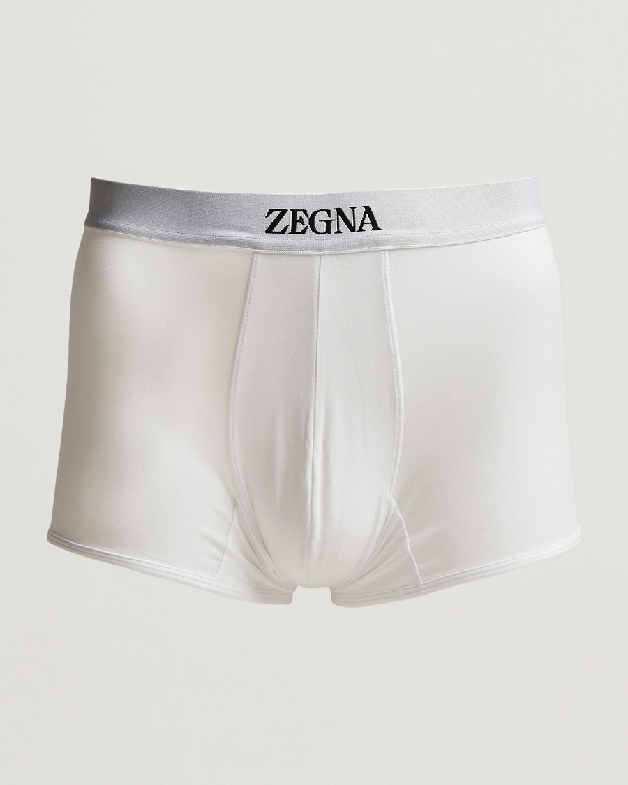 Herren | Unterwäsche | Zegna | Stretch Cotton Trunks White