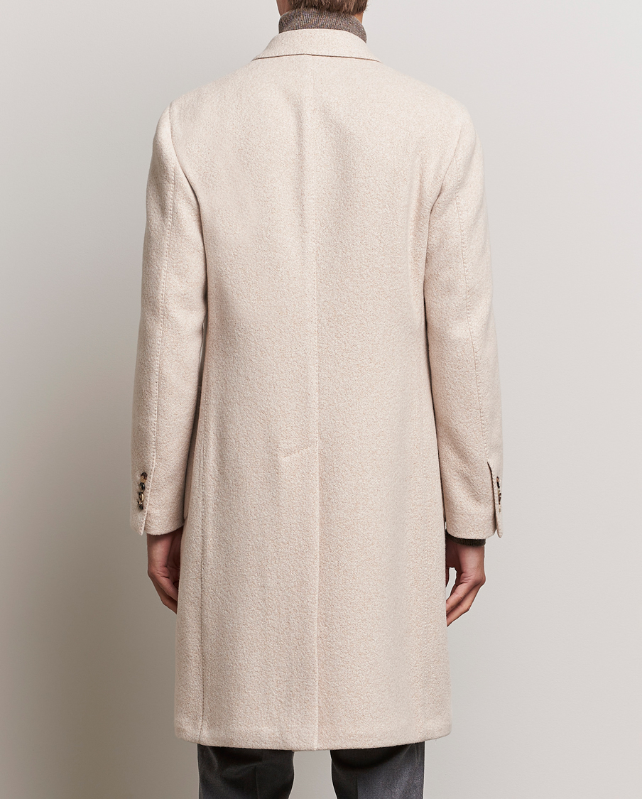 Herren | Jacken | Lardini | Wool/Silk/Cashmere Double Breasted Coat Beige