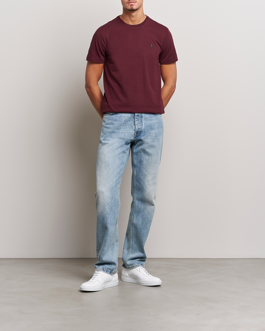 Herren | T-Shirts | Polo Ralph Lauren | Crew Neck T-Shirt Harvard Wine